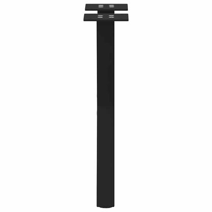 Black Steel X-Shaped Coffee Table Legs, 2 Pcs, Adjustable Height 38cm