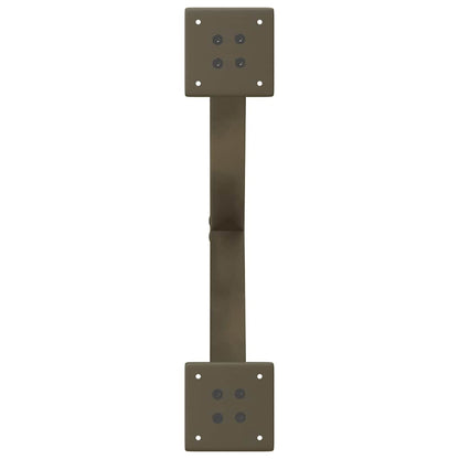 X-Shaped Steel Coffee Table Legs 2pcs, Natural Finish, 50x(42-43)cm