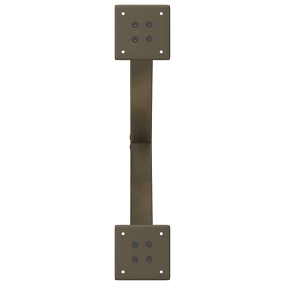 Natural Steel X-Shaped Coffee Table Legs, Set of 2, Adjustable 60 cm
