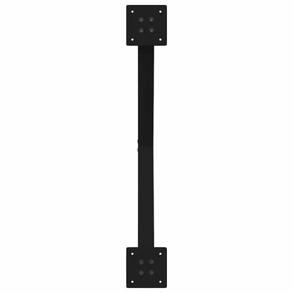 Black Steel X-Shaped Coffee Table Legs, 2 pcs, Adjustable 70 cm