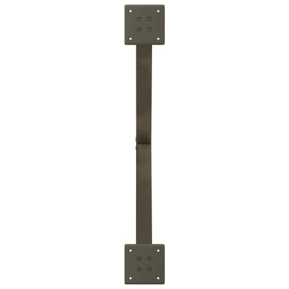 Natural Steel X-Shaped Coffee Table Legs, Adjustable, 2 pcs (70x42-43 cm)
