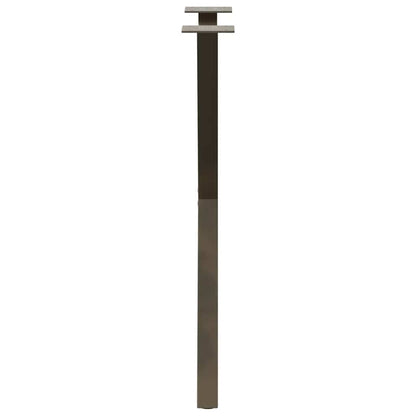X-Shaped Natural Steel Dining Table Legs 2 pcs, Adjustable 60 cm