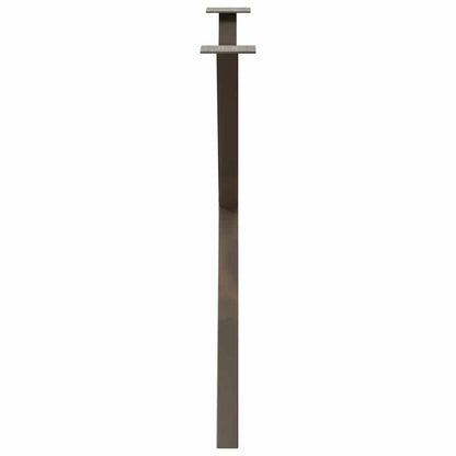 X-Shaped Natural Steel Dining Table Legs 2pcs, Adjustable 90cm
