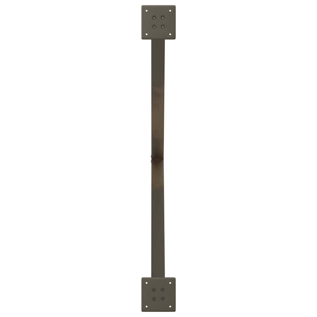 X-Shaped Natural Steel Dining Table Legs 2pcs, Adjustable 90cm