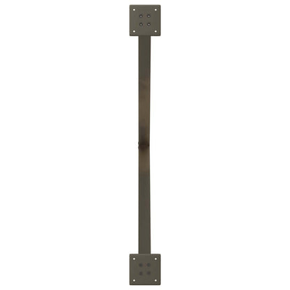 X-Shaped Natural Steel Dining Table Legs 2pcs, Adjustable 90cm