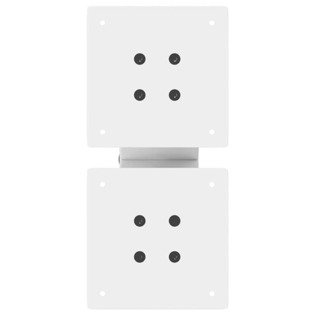 White Steel X-Shaped Coffee Table Legs, Set of 2, 30 cm Adjustable