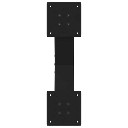 Black Steel X-Shaped Coffee Table Legs, 2 Pcs, Adjustable 50x30-31 cm