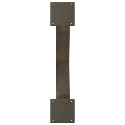 Natural Steel X-Shaped Coffee Table Legs Set - 70x30-31 cm