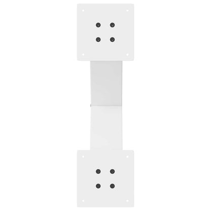 White X-Shaped Steel Coffee Table Legs, 2 Pcs, 60x(42-43) cm