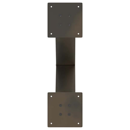 Natural Steel X-Shaped Coffee Table Legs, 2pcs, Adjustable 60cm