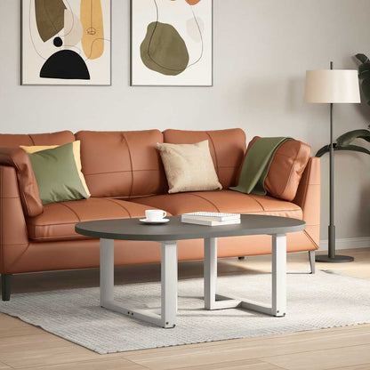 T-Shaped Steel Coffee Table Legs, White, Adjustable Height, 2pcs