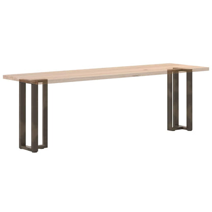 Black Steel T-Shaped Console Table Legs 2pcs Adjustable 25x28x72-73cm