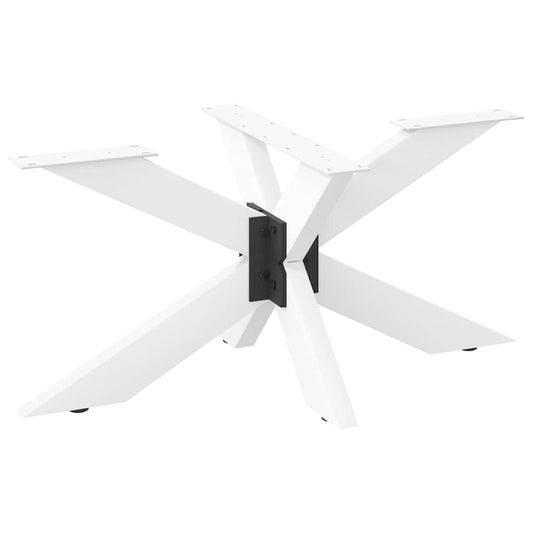White Steel Spider-Shaped Coffee Table Legs, 98x58x(42-43) cm