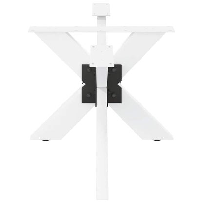 White Steel Spider-Shaped Coffee Table Legs, 98x58x(42-43) cm