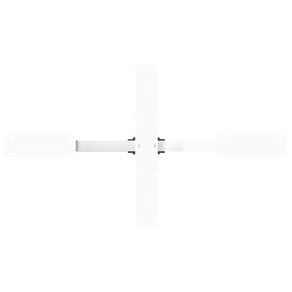 White Steel Spider-Shaped Coffee Table Legs, 98x58x(42-43) cm