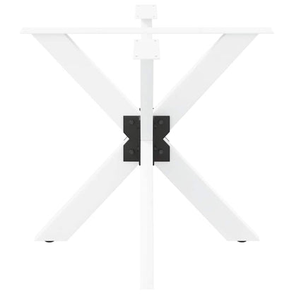 Dining Table Leg Spider Shape White 85x85x(72-73) cm Steel