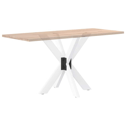 Dining Table Leg Spider Shape White 85x85x(72-73) cm Steel