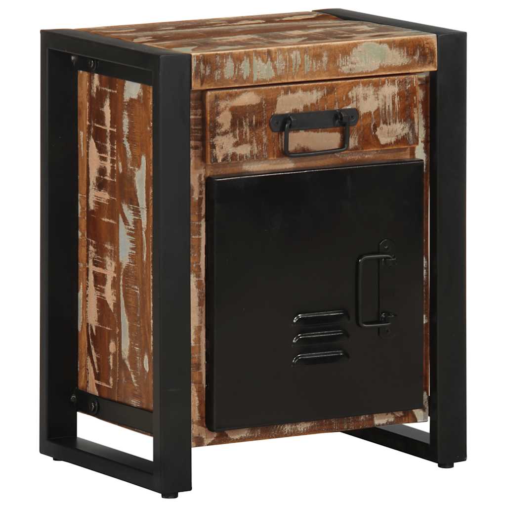 Multicolor Solid Mango Wood Bedside Cabinets - Set of 2