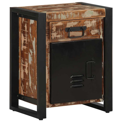 Multicolor Solid Mango Wood Bedside Cabinets - Set of 2