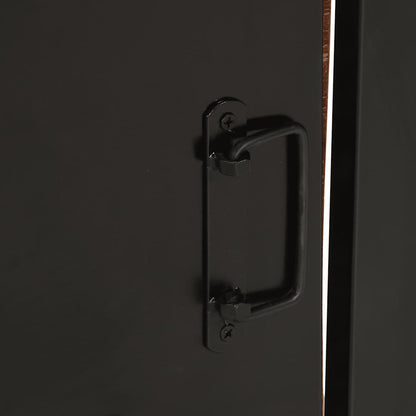 Multicolour Reclaimed Solid Wood Bedside Cabinet 40x30x51 cm