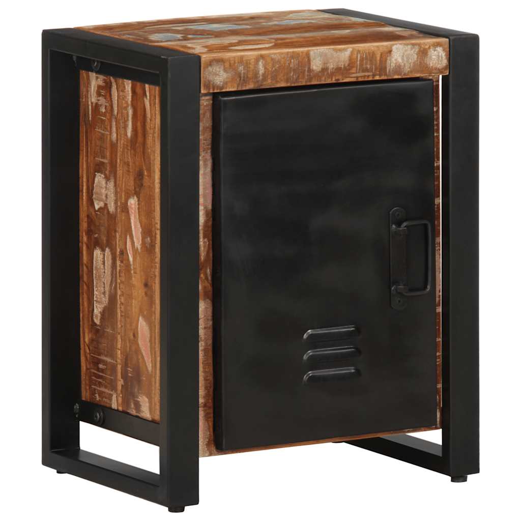 Multicolor Solid Mango Wood Bedside Cabinets - Set of 2