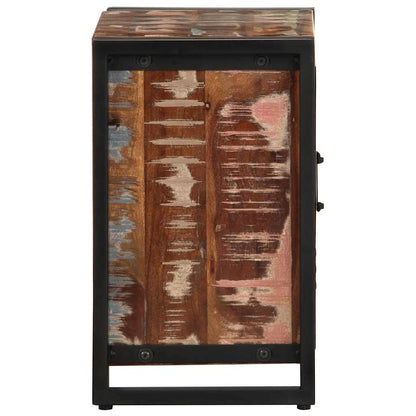 Multicolor Solid Mango Wood Bedside Cabinets - Set of 2