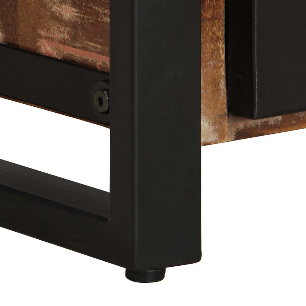 Multicolor Solid Mango Wood Bedside Cabinets - Set of 2