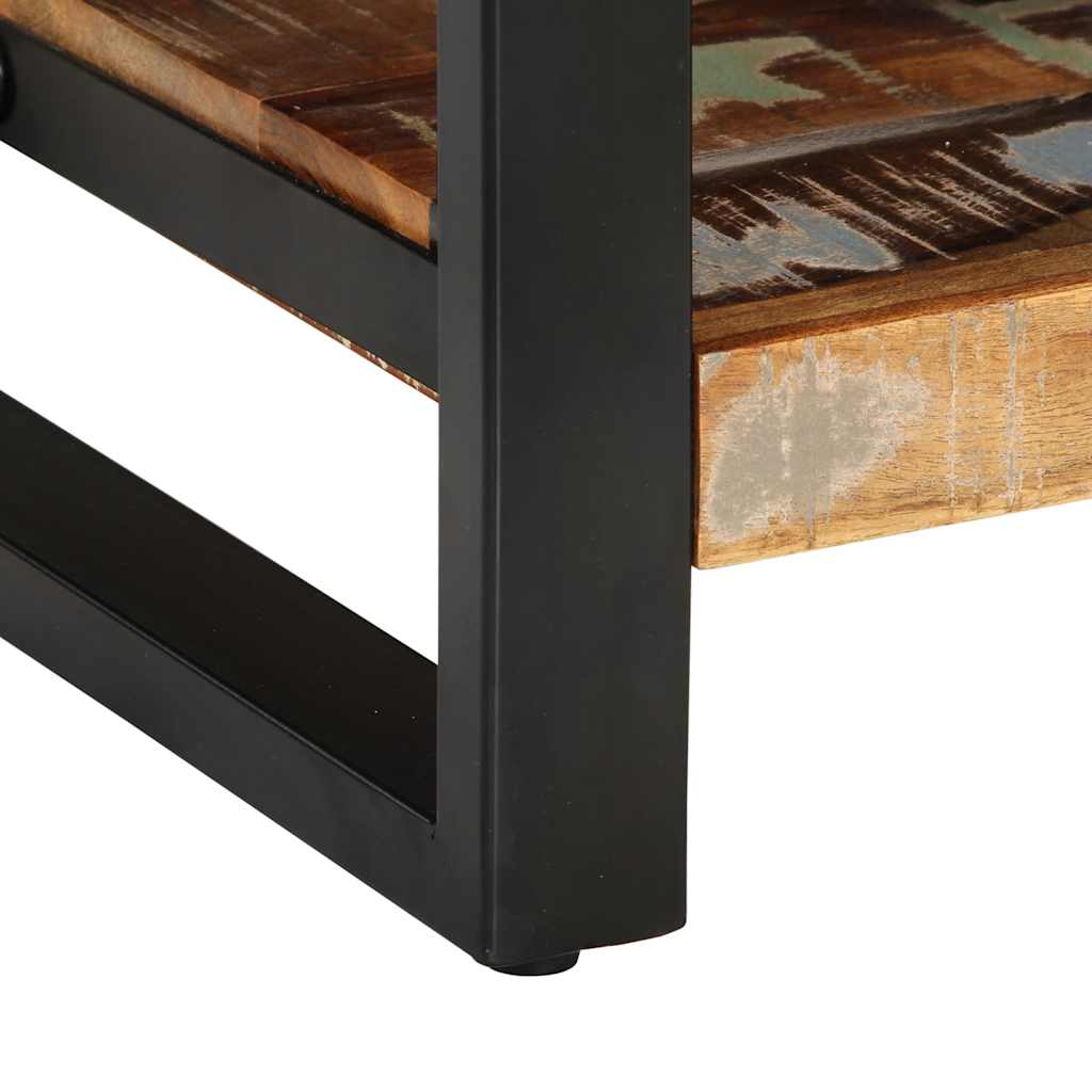 Multicolour Solid Mango Wood Bedside Cabinets - Set of 2