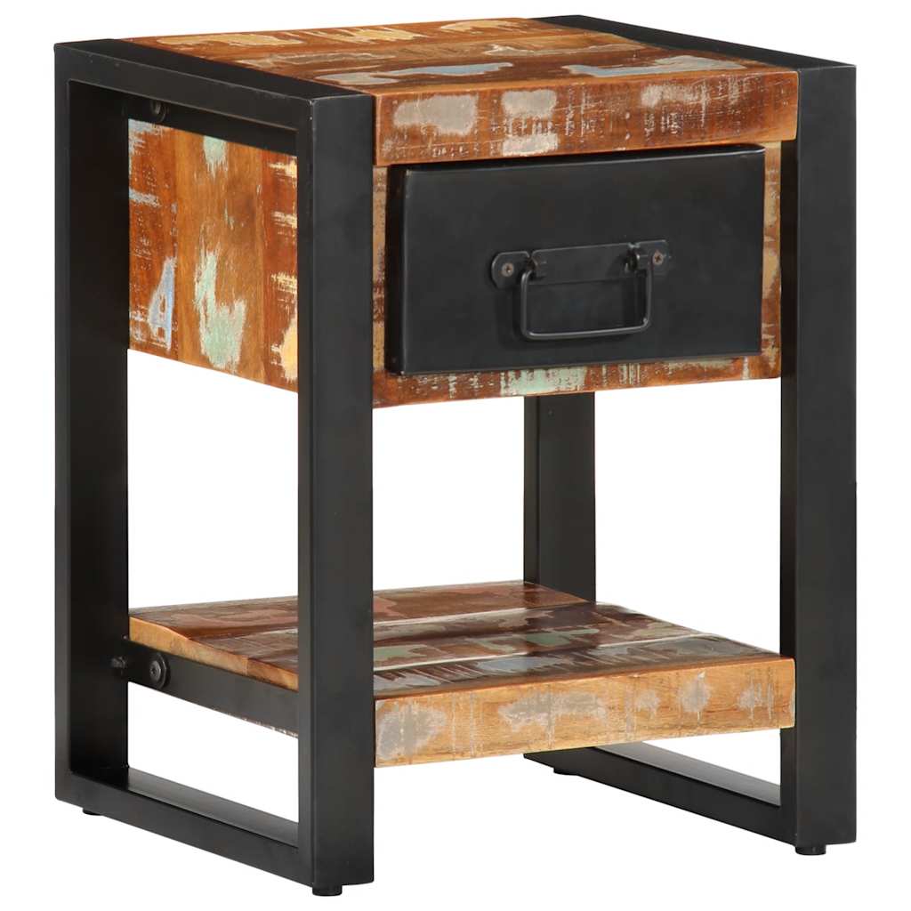 Multicolour Solid Mango Wood Bedside Cabinets - Set of 2