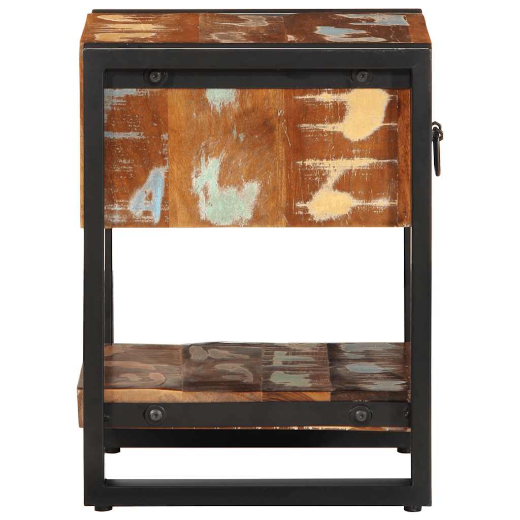 Multicolour Solid Mango Wood Bedside Cabinets - Set of 2