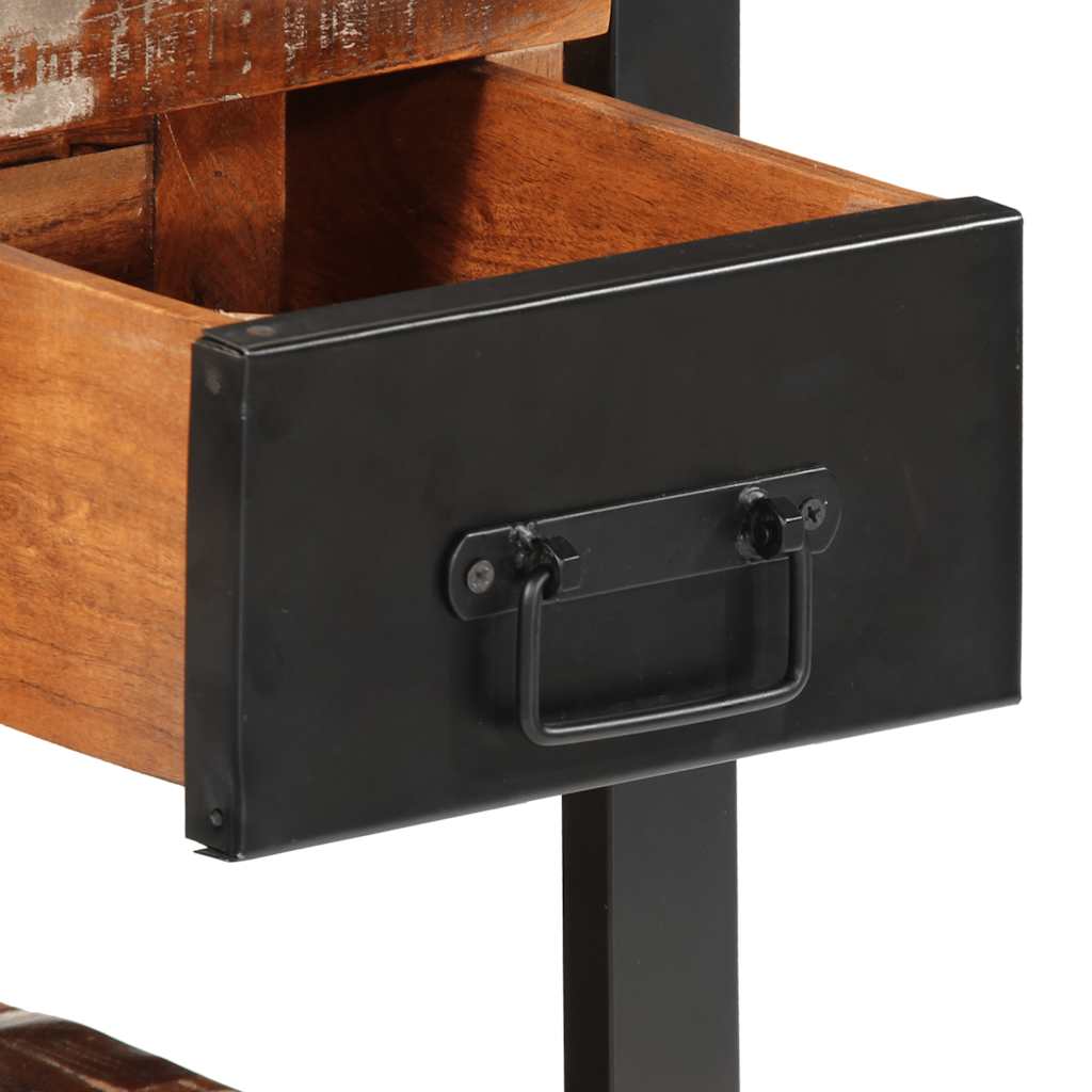 Multicolour Solid Mango Wood Bedside Cabinets - Set of 2