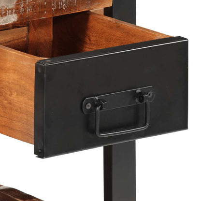 Multicolour Solid Mango Wood Bedside Cabinets - Set of 2