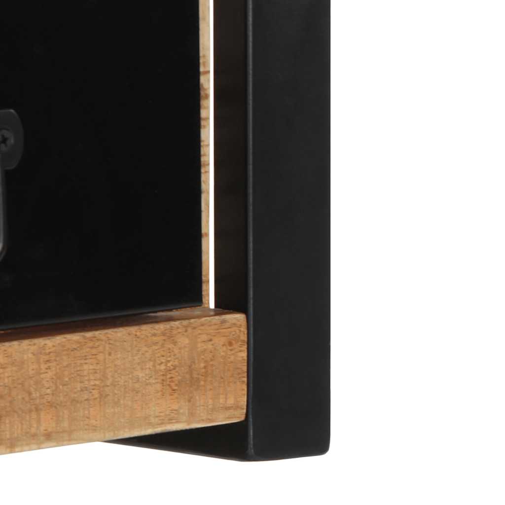 TV Cabinet 100x30x25 cm Solid Rough Wood Mango