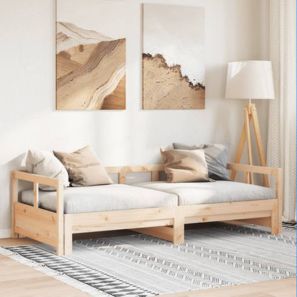 Solid Pine 90x190 cm Daybed Frame – No Mattress Included