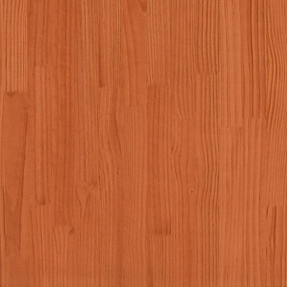 Solid Pine Daybed Frame Wax Brown 90x190 cm - No Mattress