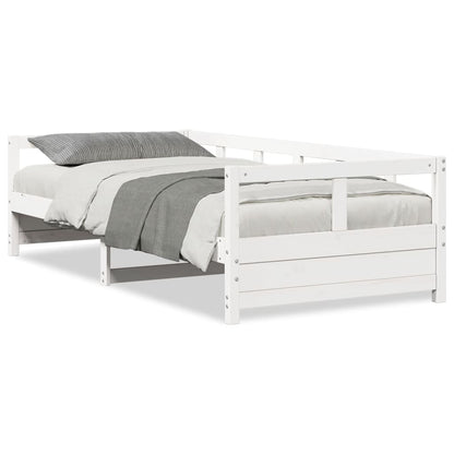 White Solid Pine Daybed Frame 80x200 cm - No Mattress Included