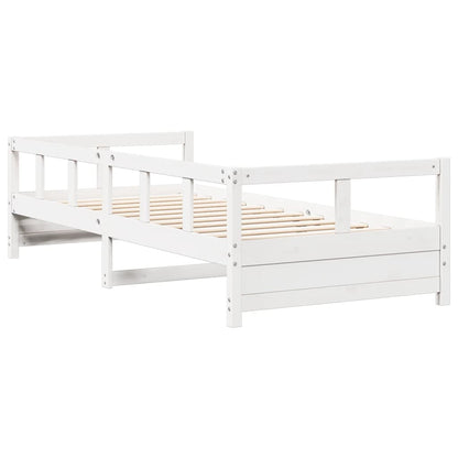 White Solid Pine Daybed Frame 90x200 cm - No Mattress Included