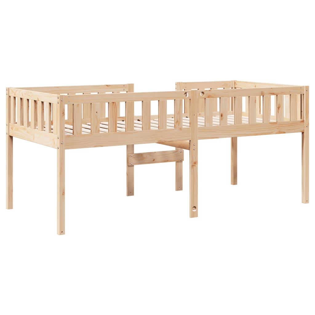 Solid Pine Children's Bed 90x200 cm - No Mattress Included