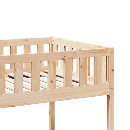 Solid Pine Children's Bed 90x200 cm - No Mattress Included