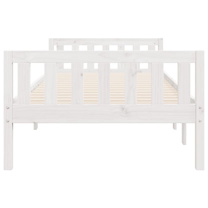 Solid Pine White Children's Bed 80x200 cm - No Mattress Included