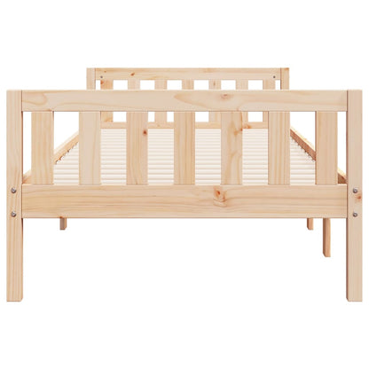 Solid Pine Children's Bed Frame 90x200 cm - No Mattress Included