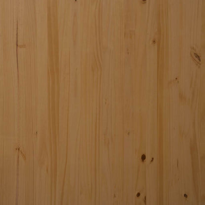 Rolling Cabinet with Desk MOSS Honey Brown Solid Wood Pine