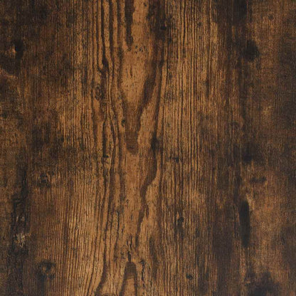 Smoked Oak Rolling Cabinet 72x33x42.5 cm - Engineered Wood