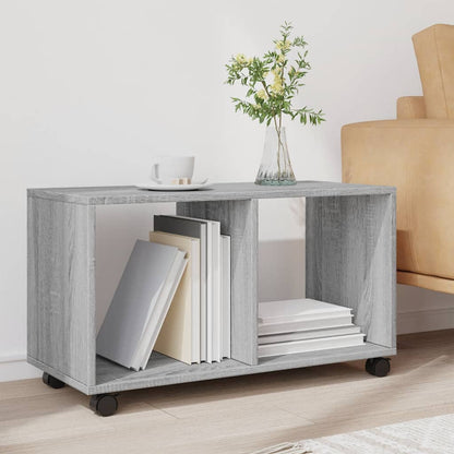 Grey Sonoma Engineered Wood Rolling Cabinet 72x33x42.5 cm