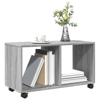Grey Sonoma Engineered Wood Rolling Cabinet 72x33x42.5 cm