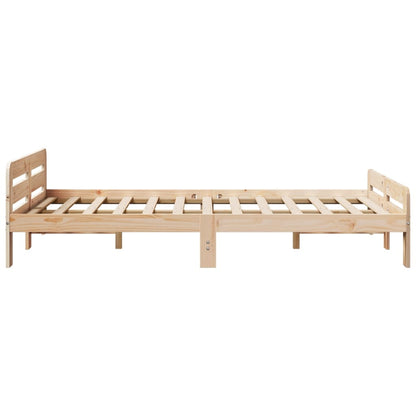 Solid Pine Bed Frame 120x200 cm - No Mattress Included