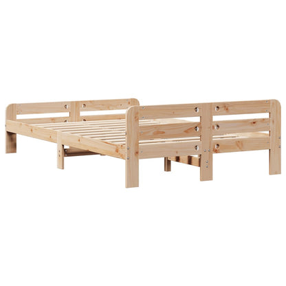 Solid Pine Bed Frame 120x200 cm - No Mattress Included
