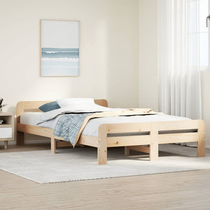 Solid Pine Bed Frame 120x200 cm - No Mattress Included