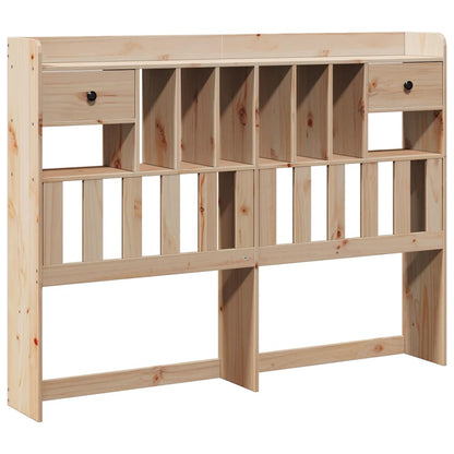 Solid Pine Headboard with Storage, 150 cm - Stylish & Functional