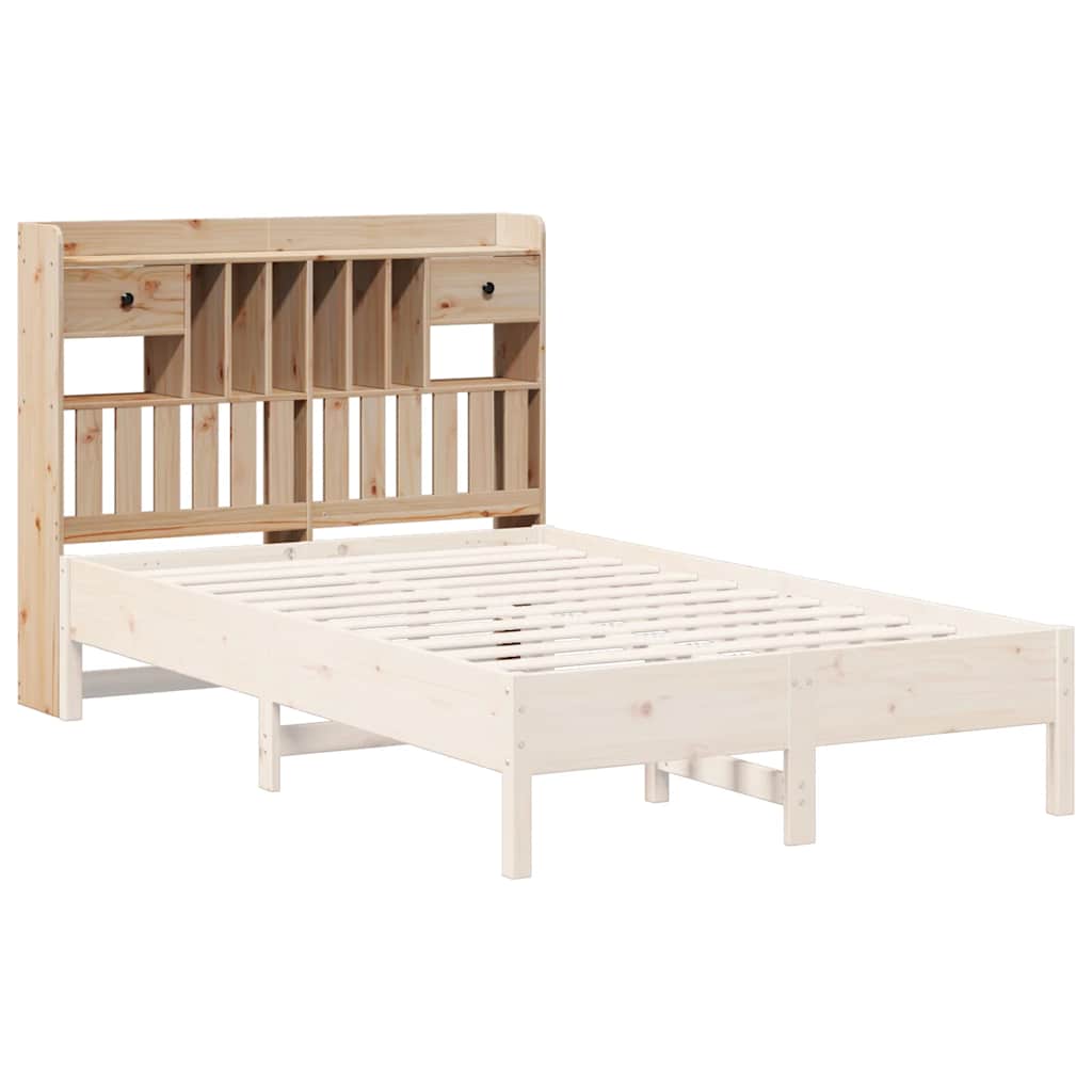 Solid Pine Headboard with Storage - 135 cm | Stylish & Functional